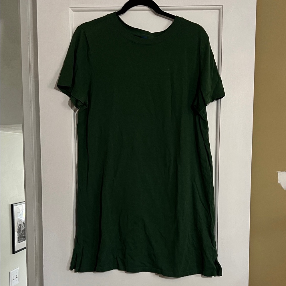 Old Navy Forest Green Tee Dress